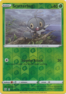 Reverse Holo Scatterbug 011/163 Common Battle Styles Pokemon TCG - guardiangamingtcgs