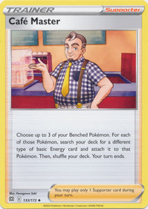 Cafe Master 133/172 Uncommon Brilliant Stars Pokemon TCG - guardiangamingtcgs