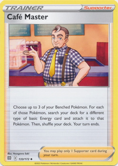 Cafe Master 133/172 Uncommon Brilliant Stars Pokemon TCG - guardiangamingtcgs