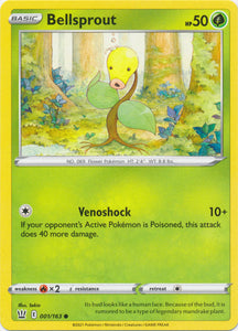 Bellsprout 001/163 Common Battle Styles Pokemon TCG - guardiangamingtcgs