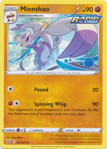 Mienshao 077/163 Rare Battle Styles Pokemon TCG - guardiangamingtcgs