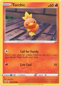 Torchic 022/189 Common Darkness Ablaze Pokemon TCG - guardiangamingtcgs