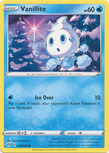 Vanillite 045/189 Common Darkness Ablaze Pokemon TCG - guardiangamingtcgs