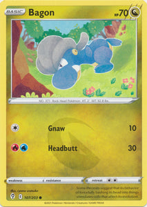 Bagon 107/203 Common Evolving Skies Pokemon TCG - guardiangamingtcgs