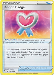 Ribbon Badge 155/203 Uncommon Evolving Skies Pokemon TCG - guardiangamingtcgs