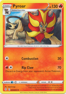 Pyroar 023/203 Uncommon Evolving Skies Pokemon TCG - guardiangamingtcgs