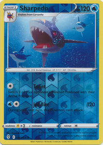 Reverse Holo  Sharpedo 036/203 Rare Evolving Skies - guardiangamingtcgs