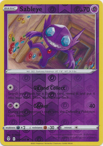 Reverse Holo  Sableye 067/203 Common Evolving Skies - guardiangamingtcgs