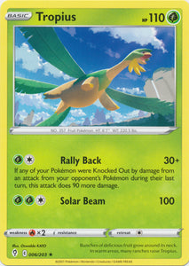 Tropius 006/203 Rare Evolving Skies Pokemon TCG - guardiangamingtcgs