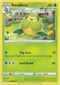 Swadloon 010/264 Uncommon Fusion Strike Pokemon TCG - guardiangamingtcgs