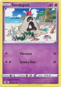 Sandygast 125/264 Common Fusion Strike Pokemon TCG - guardiangamingtcgs