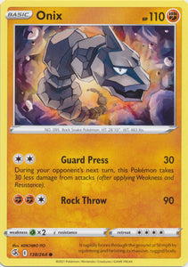 Onix 138/264 Common Fusion Strike Pokemon TCG - guardiangamingtcgs