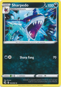 Sharpedo 163/264 Uncommon Fusion Strike Pokemon TCG - guardiangamingtcgs