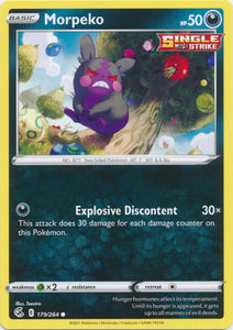 Morpeko  179/264 Common Fusion Strike Pokemon TCG - guardiangamingtcgs