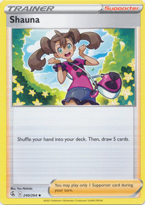 Shauna 240/264 Uncommon Fusion Strike Pokemon TCG - guardiangamingtcgs