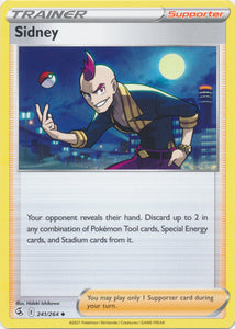 Sidney 241/264 Uncommon Fusion Strike Pokemon TCG - guardiangamingtcgs