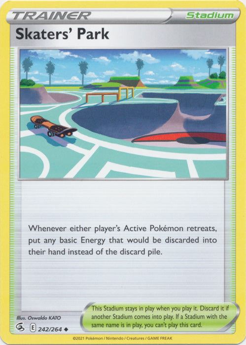 Skaters' Park 242/264 Uncommon Fusion Strike Pokemon TCG - guardiangamingtcgs