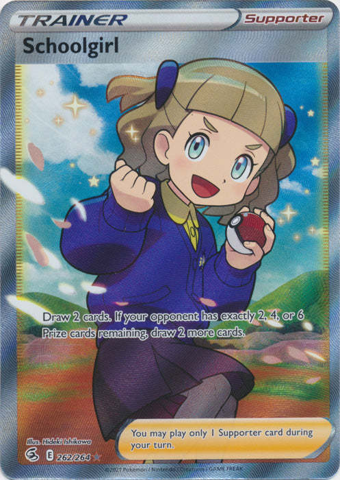 Holo Schoolgirl (Full Art) 262/264 Ultra Rare Fusion Strike Pokemon TCG - guardiangamingtcgs