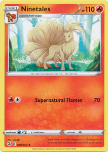 Ninetales  030/264 Uncommon Fusion Strike Pokemon TCG - guardiangamingtcgs