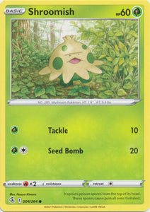 Shroomish 004/264 Common Fusion Strike Pokemon TCG - guardiangamingtcgs