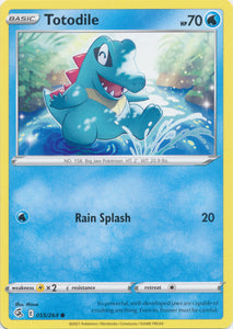 Totodile 055/264 Common Fusion Strike Pokemon TCG - guardiangamingtcgs