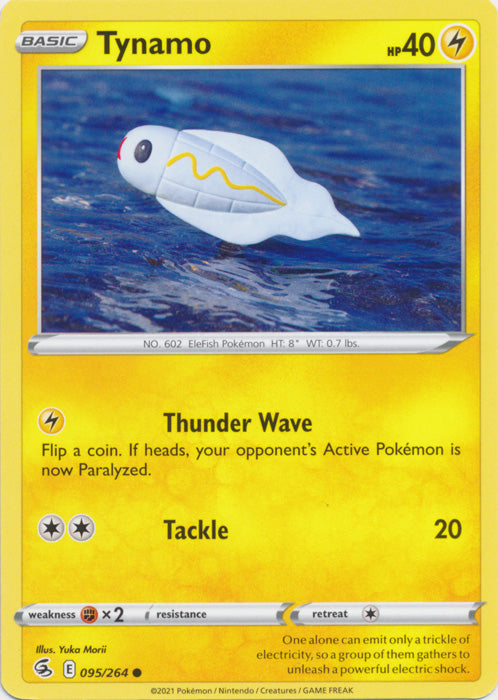 Tynamo 095/264 Common Fusion Strike Pokemon TCG - guardiangamingtcgs