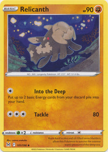 Relicanth 101/196 Uncommon Lost Origin Pokemon TCG - guardiangamingtcgs