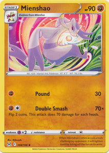 Mienshao 104/196 Uncommon Lost Origin Pokemon TCG - guardiangamingtcgs