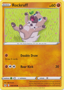 Rockruff 109/196 Common Lost Origin Pokemon TCG - guardiangamingtcgs