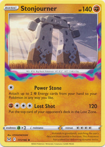 Stonjourner 111/196 Rare Lost Origin Pokemon TCG - guardiangamingtcgs