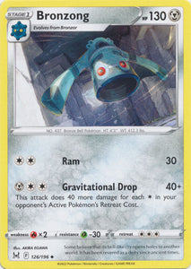 Bronzong 126/196 Uncommon Lost Origin Pokemon TCG - guardiangamingtcgs