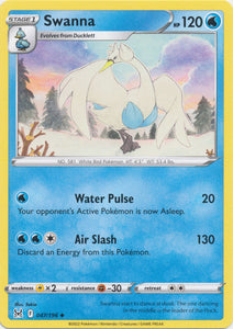 Swanna 047/196 Uncommon Lost Origin Pokemon TCG - guardiangamingtcgs