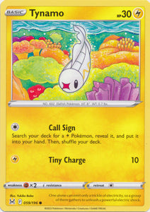 Tynamo 059/196 Common Lost Origin Pokemon TCG - guardiangamingtcgs