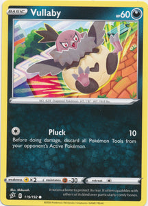 Vullaby 119/192 Common Rebel Clash Pokemon TCG - guardiangamingtcgs