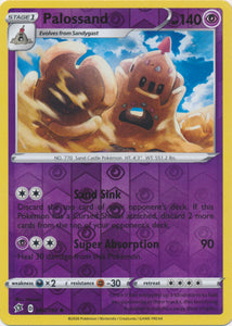 Reverse Holo Palossand 082/192 Uncommon Rebel Clash Pokemon TCG - guardiangamingtcgs