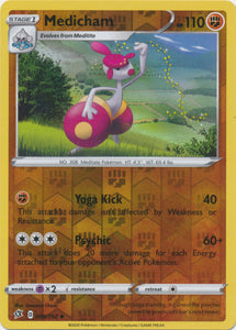 Reverse Holo Medicham 098/192 Uncommon Rebel Clash Pokemon TCG - guardiangamingtcgs