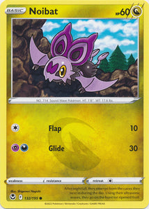 Noibat 132/195 Common Silver Tempest Pokemon TCG - guardiangamingtcgs