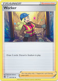 Worker 167/195 Uncommon Silver Tempest Pokemon TCG - guardiangamingtcgs