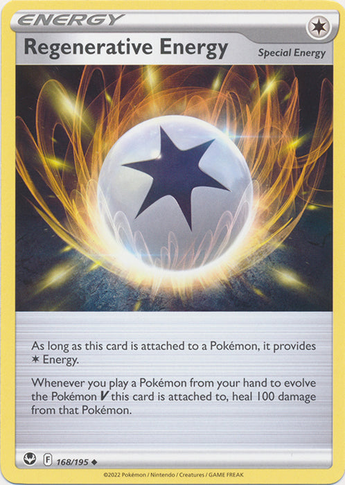 Regenerative Energy 168/195 Uncommon Silver Tempest Pokemon TCG - guardiangamingtcgs