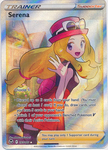 Holo Serena (Full Art) 193/195 Ultra Rare Silver Tempest Pokemon TCG - guardiangamingtcgs