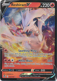 Holo Reshiram V 024/195 Ultra Rare Silver Tempest Pokemon TCG - guardiangamingtcgs