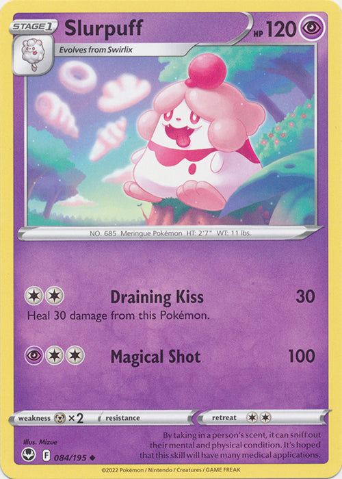 Slurpuff 084/195 Uncommon Silver Tempest Pokemon TCG - guardiangamingtcgs