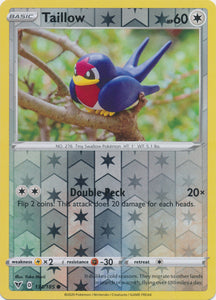 Reverse Holo Taillow 133/185 Common Vivid Voltage Pokemon TCG - guardiangamingtcgs