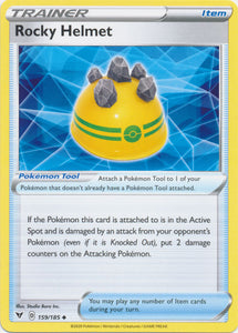 Rocky Helmet 159/185 Uncommon Vivid Voltage Pokemon TCG - guardiangamingtcgs