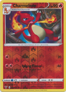 Reverse Holo Charmeleon 024/185 Uncommon Vivid Voltage Pokemon TCG - guardiangamingtcgs