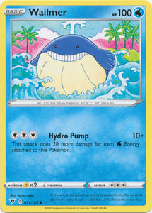 Wailmer 031/185 Common Vivid Voltage Pokemon TCG - guardiangamingtcgs