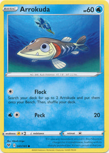 Arrokuda 041/185 Common Vivid Voltage Pokemon TCG - guardiangamingtcgs