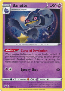 Banette 068/185 Rare Vivid Voltage Pokemon TCG - guardiangamingtcgs