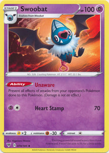 Swoobat 074/185 Uncommon Vivid Voltage Pokemon TCG - guardiangamingtcgs