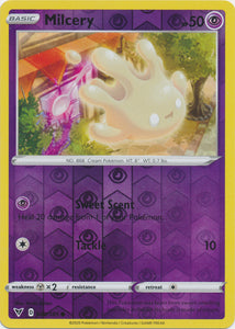 Reverse Holo Milcery 080/185 Common Vivid Voltage Pokemon TCG - guardiangamingtcgs